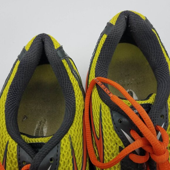 Brooks Launch Neon & Orange Running Sneakers Shoes Low Mesh 11.5 D 1100651D870 main image 4